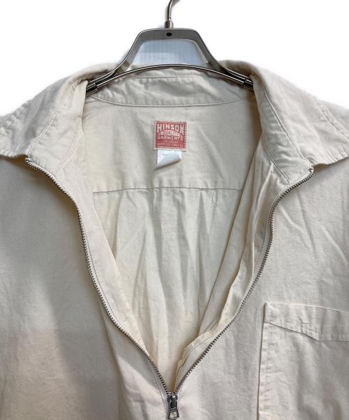 HINSON（ヒンソン）HINSON (ヒンソン) H/Z ワークシャツ アイボリー サイズ:Lの古着・服飾アイテム