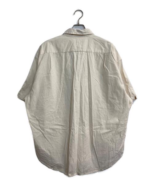 HINSON（ヒンソン）HINSON (ヒンソン) H/Z ワークシャツ アイボリー サイズ:Lの古着・服飾アイテム