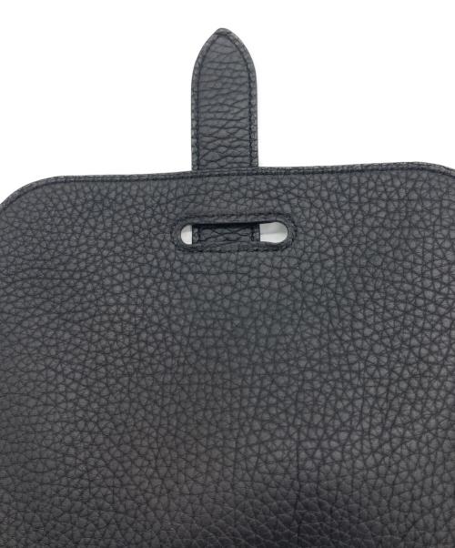 HERMES（エルメス）HERMES (エルメス) レザーミニショルダーバッグ ブラックの古着・服飾アイテム
