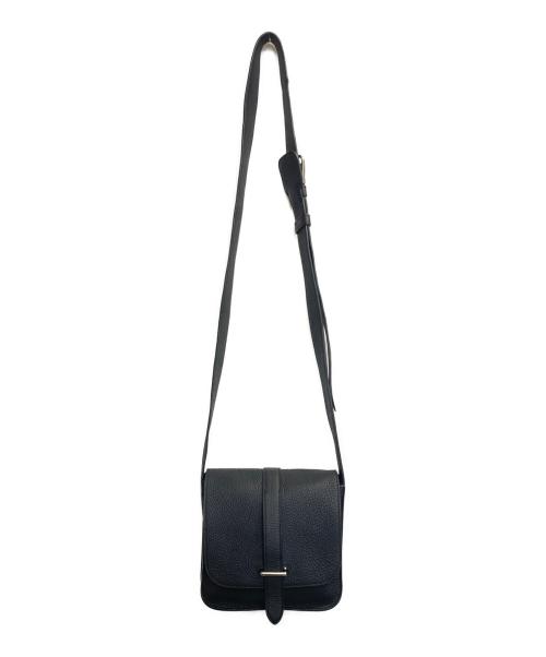 HERMES（エルメス）HERMES (エルメス) レザーミニショルダーバッグ ブラックの古着・服飾アイテム