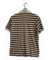 FRED PERRY (フレッドペリー) ポロシャツ ボルドー×ベージュ サイズ:Ｍ：3000円