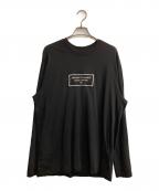 ARMANI EXCHANGEアルマーニ エクスチェンジ）の古着「MILANO TO NEW YORK L/S」｜ブラック