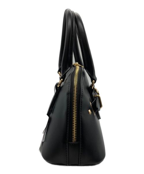 MARY QUANT（マリークヮント）MARY QUANT (マリークヮント) デイジーバックルベルト 2WAYショルダー ブラックの古着・服飾アイテム