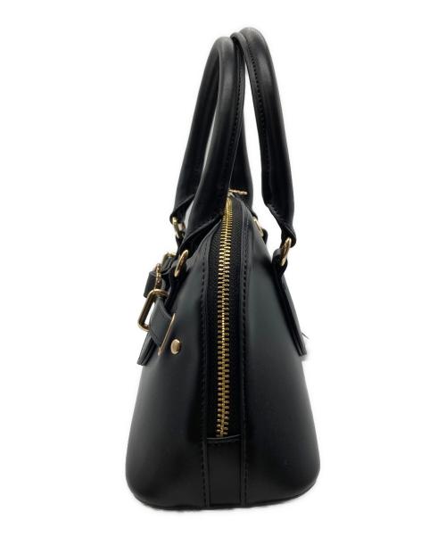 MARY QUANT（マリークヮント）MARY QUANT (マリークヮント) デイジーバックルベルト 2WAYショルダー ブラックの古着・服飾アイテム