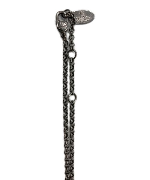Vivienne Westwood（ヴィヴィアンウエストウッド）Vivienne Westwood (ヴィヴィアンウエストウッド) Mini Bas Relief ペンダント ネックレス ブラックの古着・服飾アイテム