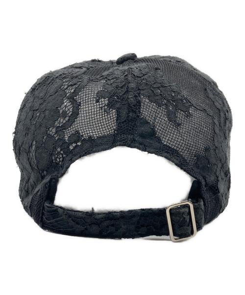 VIVIANO（ヴィヴィアーノ）VIVIANO (ヴィヴィアーノ) Lace Baseball Cap/レースベースボールキャップ ブラックの古着・服飾アイテム