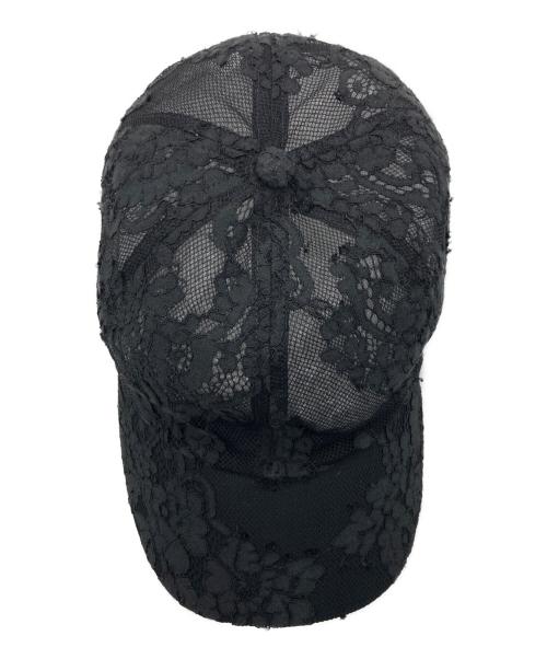VIVIANO（ヴィヴィアーノ）VIVIANO (ヴィヴィアーノ) Lace Baseball Cap/レースベースボールキャップ ブラックの古着・服飾アイテム