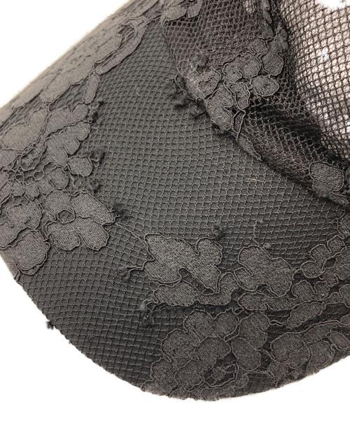 VIVIANO（ヴィヴィアーノ）VIVIANO (ヴィヴィアーノ) Lace Baseball Cap/レースベースボールキャップ ブラックの古着・服飾アイテム