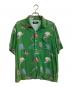 X-LARGE（エクストララージ）の古着「GOOD TIME PATTERN S/S SHIRT」｜グリーン