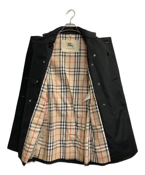 BURBERRY LONDON（バーバリーロンドン）BURBERRY LONDON (バーバリーロンドン) 裏ノヴァチェックトレンチコート ブラック サイズ:ＵＫ6の古着・服飾アイテム