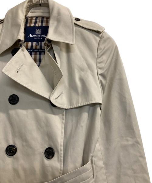 Aquascutum（アクアスキュータム）Aquascutum (アクアスキュータム) トレンチコート ベージュ サイズ:ＵＫ6の古着・服飾アイテム