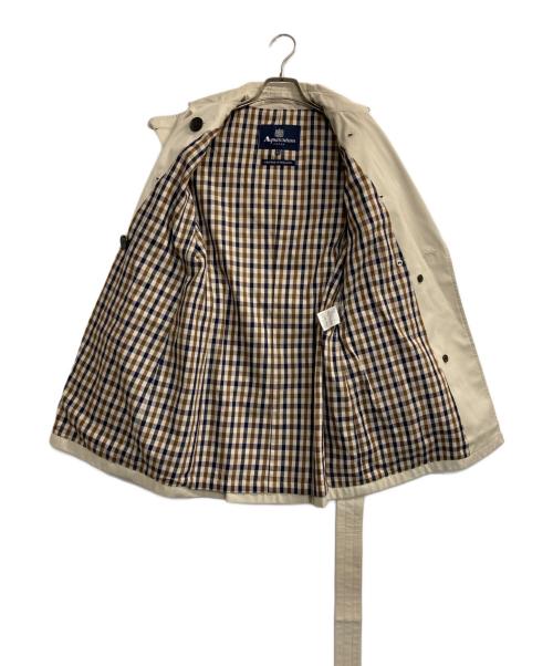 Aquascutum（アクアスキュータム）Aquascutum (アクアスキュータム) トレンチコート ベージュ サイズ:ＵＫ6の古着・服飾アイテム
