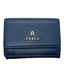 FURLA（フルラ）の古着「ミニコンパクトウォレット」｜ネイビー