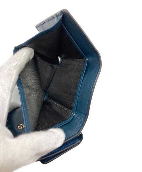 FURLA（フルラ）FURLA (フルラ) ミニコンパクトウォレット ネイビーの古着・服飾アイテム