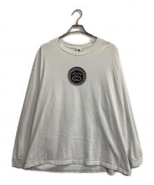 NIKE×stussy（ナイキ×ステューシー）の古着「コラボロゴカットソー」｜ホワイト