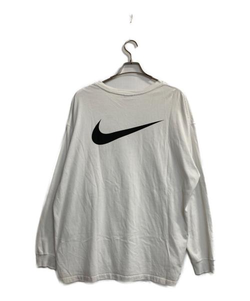 NIKE（ナイキ）NIKE (ナイキ) stussy (ステューシー) コラボロゴカットソー ホワイト サイズ:2ＸＬの古着・服飾アイテム