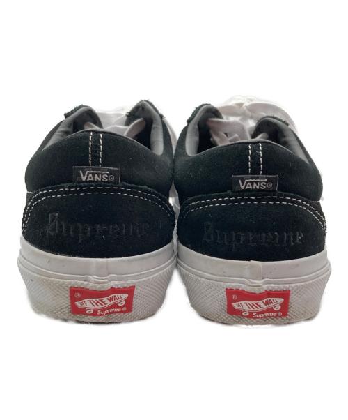 VANS（ヴァンズ）VANS (ヴァンズ) SUPREME (シュプリーム) Sid ローカットスニーカー ブラック×ホワイト サイズ:25cmの古着・服飾アイテム