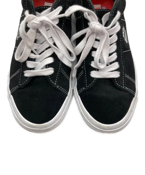 VANS（ヴァンズ）VANS (ヴァンズ) SUPREME (シュプリーム) Sid ローカットスニーカー ブラック×ホワイト サイズ:25cmの古着・服飾アイテム