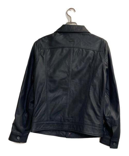 G-STAR RAW（ジースターロゥ）G-STAR RAW (ジースターロゥ) slim leather jkt ネイビー サイズ:ＸＳの古着・服飾アイテム