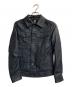 G-STAR RAW（ジースターロゥ）の古着「slim leather jkt」｜ネイビー