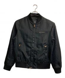 ARMANI EXCHANGE（アルマーニ エクスチェンジ）の古着「ボンバージャケット」｜ブラック