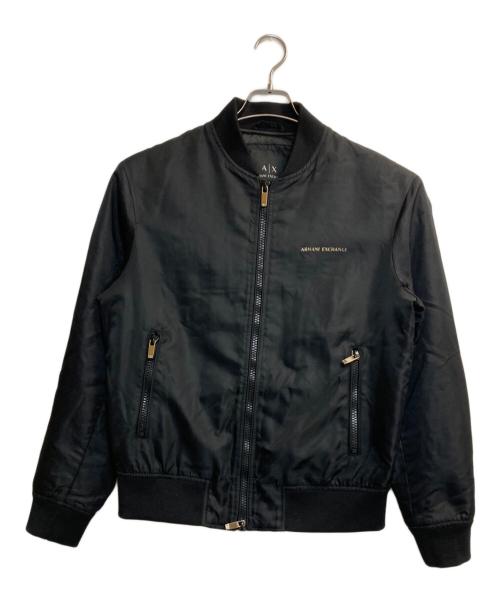 ARMANI EXCHANGE（アルマーニ エクスチェンジ）ARMANI EXCHANGE (アルマーニ エクスチェンジ) ボンバージャケット ブラック サイズ:Sの古着・服飾アイテム