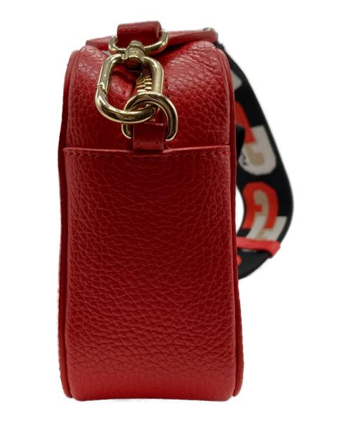 FURLA（フルラ）FURLA (フルラ) レザーカメラバッグ レッドの古着・服飾アイテム