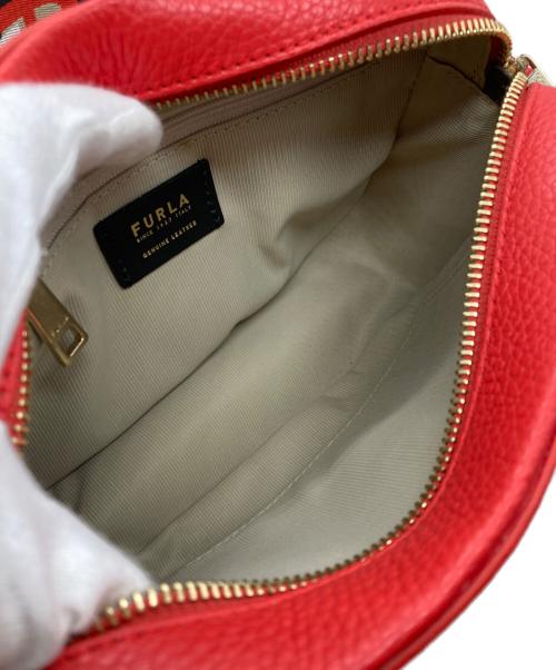 FURLA（フルラ）FURLA (フルラ) レザーカメラバッグ レッドの古着・服飾アイテム