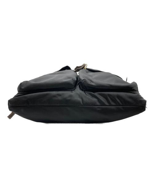 COACH（コーチ）COACH (コーチ) ナイロンミニヘルメットバッグ ブラック×ブラウンの古着・服飾アイテム