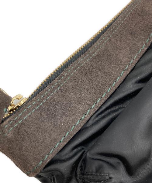 COACH（コーチ）COACH (コーチ) ナイロンミニヘルメットバッグ ブラック×ブラウンの古着・服飾アイテム