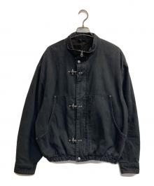 ZARA（ザラ）の古着「ファイヤマンフックダックワークジャケット」｜ブラック