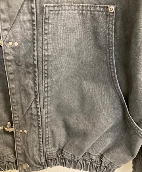 ZARA（ザラ）ZARA (ザラ) ファイヤマンフックダックワークジャケット ブラック サイズ:Ｍの古着・服飾アイテム
