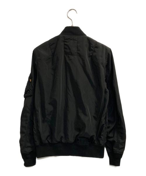 ALPHA（アルファ）ALPHA (アルファ) MA-1ジャケット ブラック サイズ:Ｍの古着・服飾アイテム