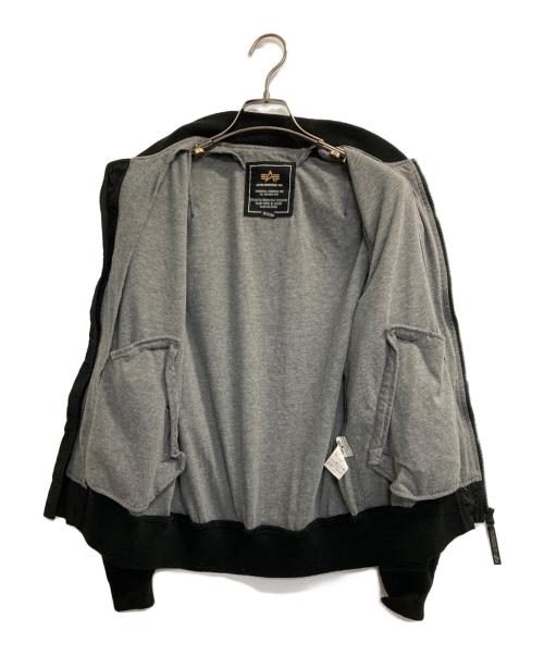 ALPHA（アルファ）ALPHA (アルファ) MA-1ジャケット ブラック サイズ:Ｍの古着・服飾アイテム