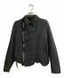 ROBE DE CHAMBRE COMME DES GARCONS（ローブドシャンブル コムデギャルソン）の古着「Poly fulling W riders jacket」｜ブラック