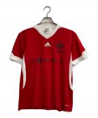 adidasアディダス）の古着「サッカーシャツ」｜レッド