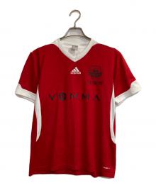 adidas（アディダス）の古着「サッカーシャツ」｜レッド