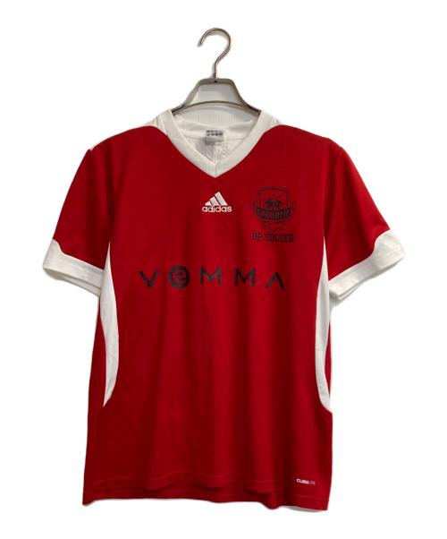 adidas（アディダス）adidas (アディダス) サッカーシャツ レッド サイズ:Ｌの古着・服飾アイテム