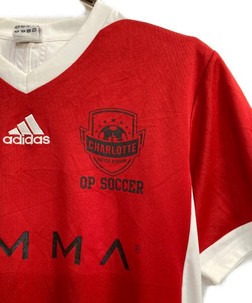 adidas（アディダス）adidas (アディダス) サッカーシャツ レッド サイズ:Ｌの古着・服飾アイテム
