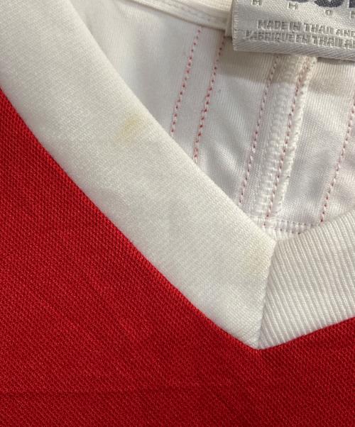 adidas（アディダス）adidas (アディダス) サッカーシャツ レッド サイズ:Ｌの古着・服飾アイテム