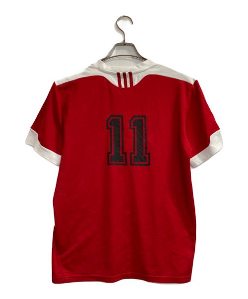 adidas（アディダス）adidas (アディダス) サッカーシャツ レッド サイズ:Ｌの古着・服飾アイテム