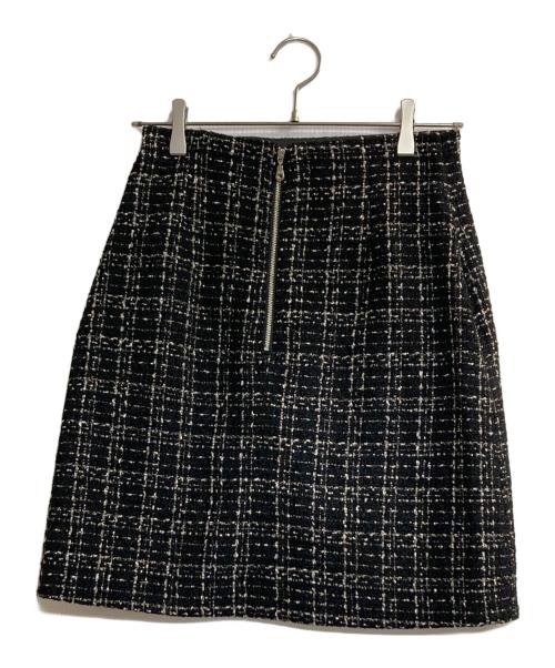 KUMIKYOKU（クミキョク）KUMIKYOKU (クミキョク) ツイードスカート ブラック サイズ:2の古着・服飾アイテム