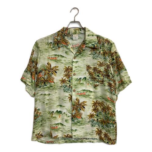 GOLDEN BREED（ゴルデンブリード）GOLDEN BREED (ゴルデンブリード) 70s hawaiian shirts グリーン サイズ:Lの古着・服飾アイテム