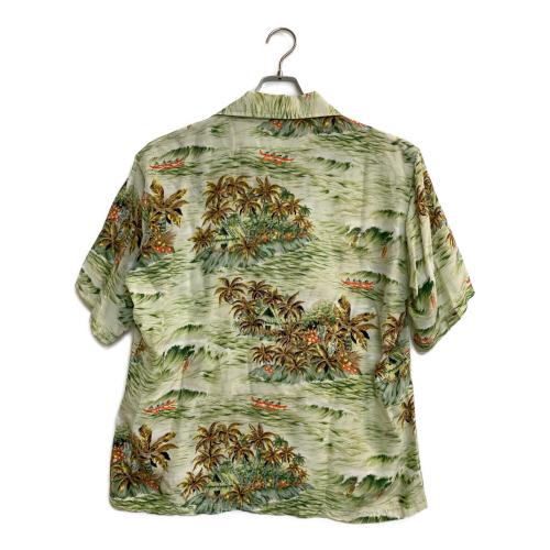 GOLDEN BREED（ゴルデンブリード）GOLDEN BREED (ゴルデンブリード) 70s hawaiian shirts グリーン サイズ:Lの古着・服飾アイテム
