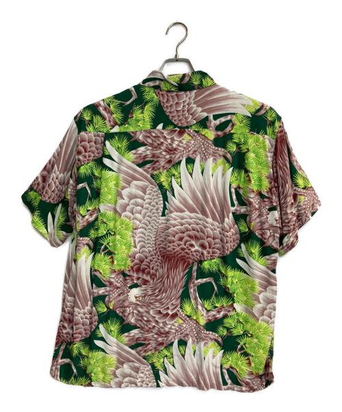 WATUMULL'S（ワットムルス）WATUMULL'S (ワットムルス) TAKA -MASTER OF THE HUNT S/S SHIRTS グリーン サイズ:Lの古着・服飾アイテム