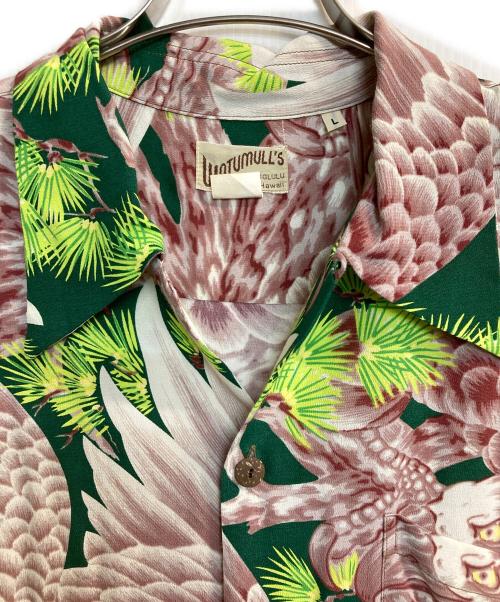 WATUMULL'S（ワットムルス）WATUMULL'S (ワットムルス) TAKA -MASTER OF THE HUNT S/S SHIRTS グリーン サイズ:Lの古着・服飾アイテム