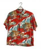 Artvogueアートヴォーグ）の古着「SASA TORA hawaiian shirts」｜レッド