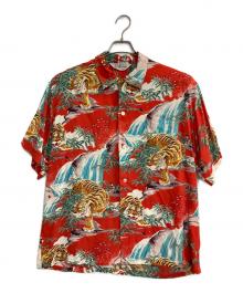 Artvogue（アートヴォーグ）の古着「SASA TORA hawaiian shirts」｜レッド
