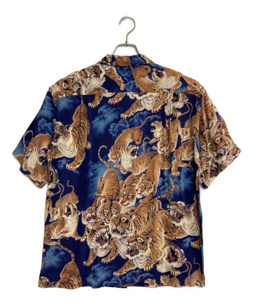 KALAKAUA（カラカウア）KALAKAUA (カラカウア) “TORNADO TIGER” & “ONE HUNDRED TIGERS（百虎）” ネイビー サイズ:Lの古着・服飾アイテム