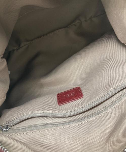 ear PAPILLONNER（イアパピヨネ）ear PAPILLONNER (イアパピヨネ) ロングハンドルボストンバッグ ボルドーの古着・服飾アイテム